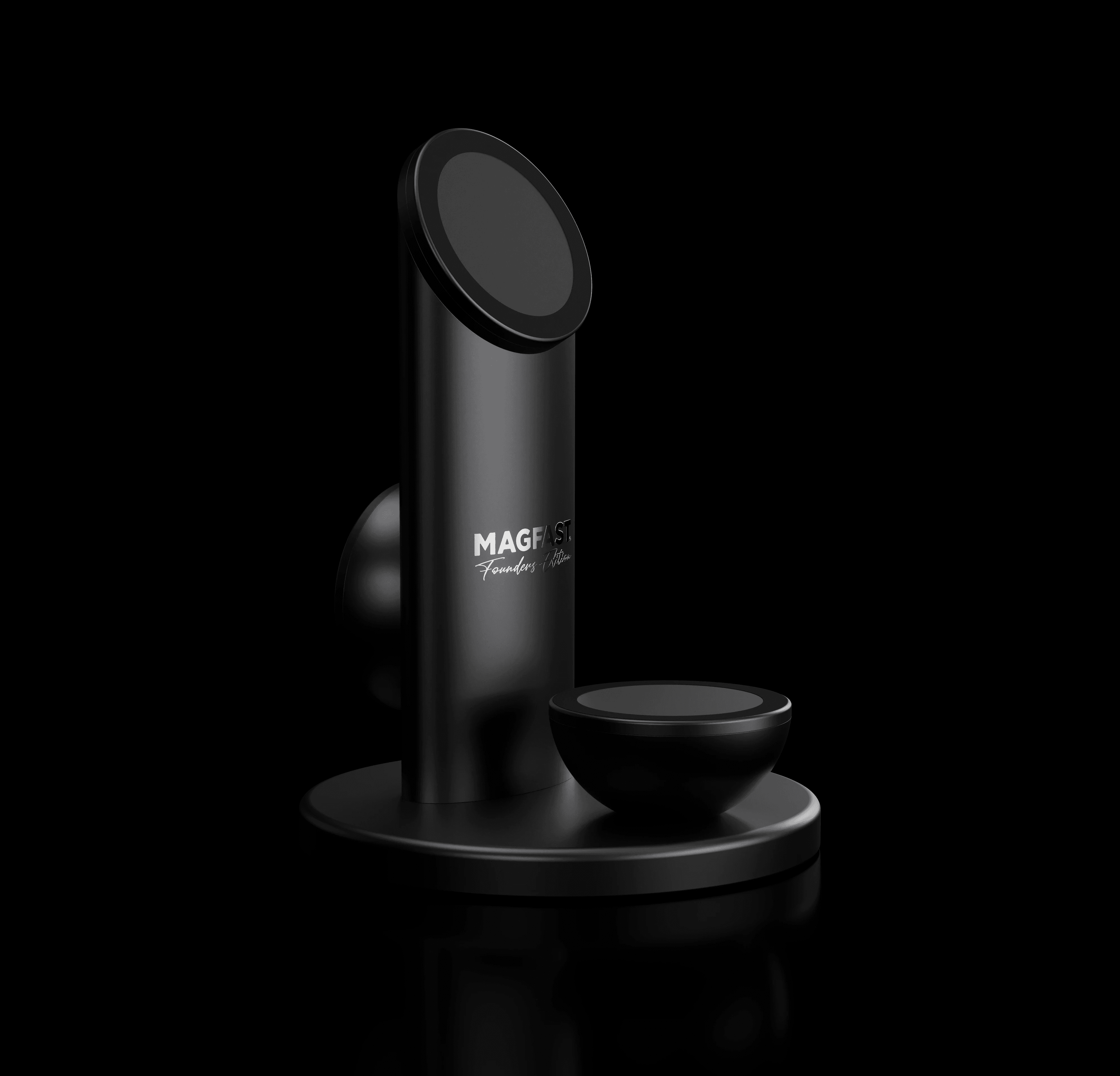 The MAGFAST Air Pro stand, the product the company describes as the centre of its charging system.